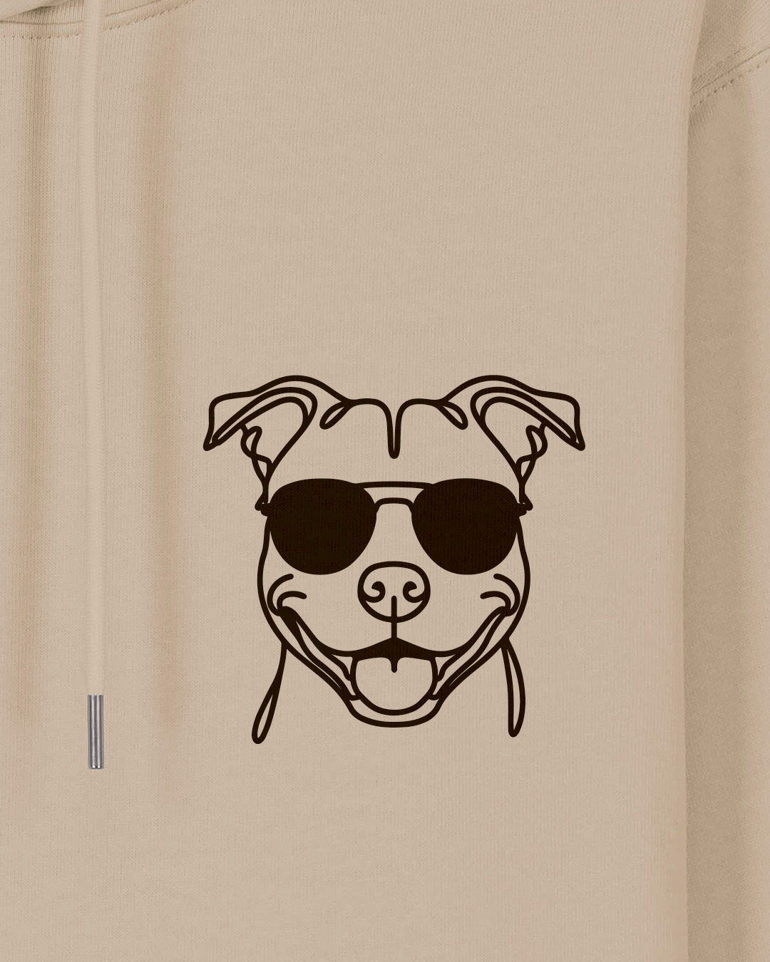 Motiv nah - Line Art - Cooler American Staffordshire Terrier