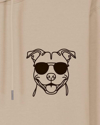 Motiv nah - Line Art - Cooler American Staffordshire Terrier