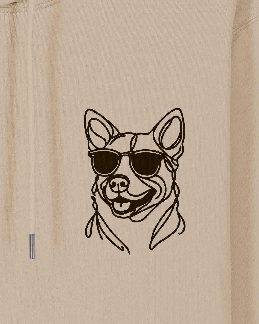 Line Art - Cooler Australian Cattle Dog - Motiv