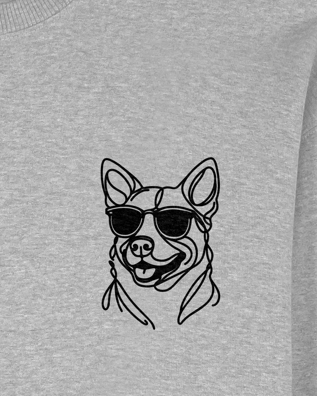 Line Art - Cooler Australian Cattle Dog - Motiv
