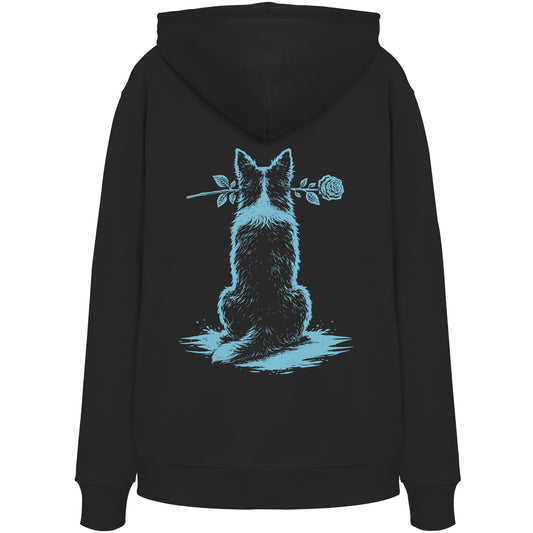 Silent Loyalty - Border Collie (Stehohren) - Organic Hoodie