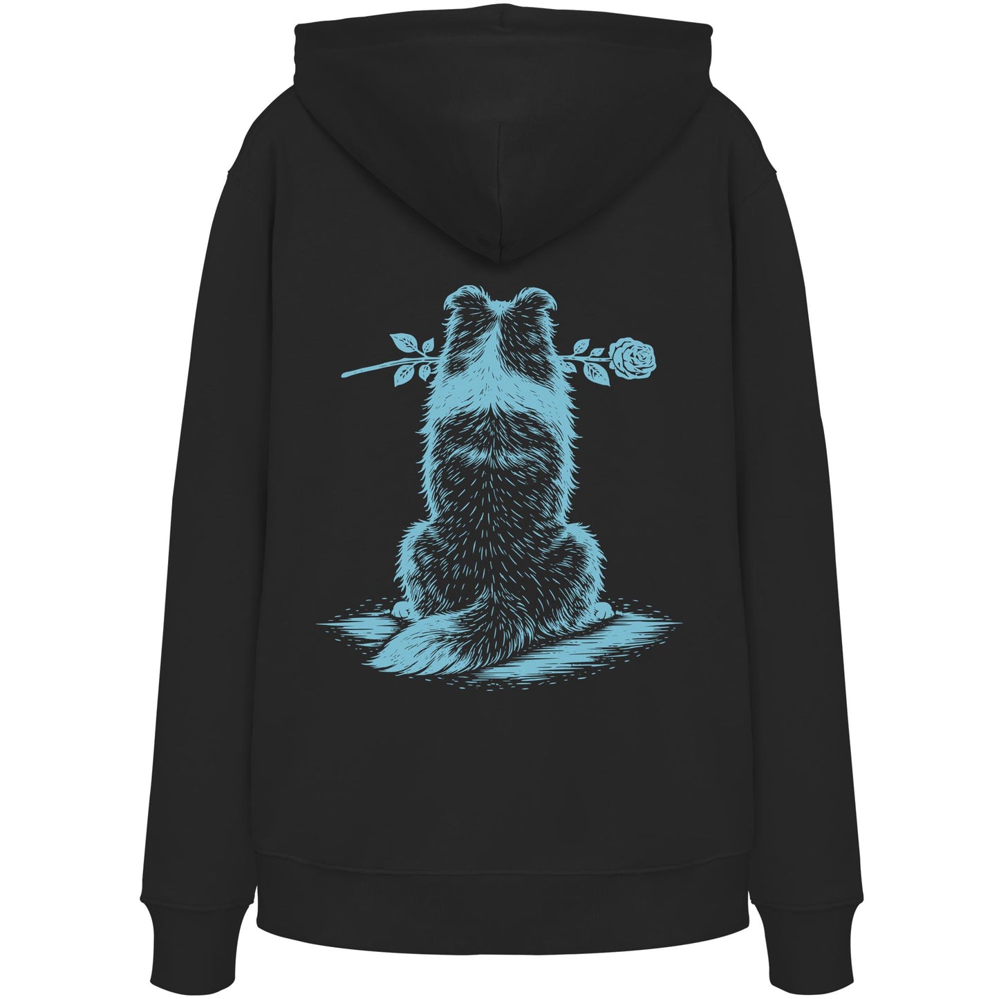 Silent Loyalty - Shetland Sheepdog - Organic Hoodie