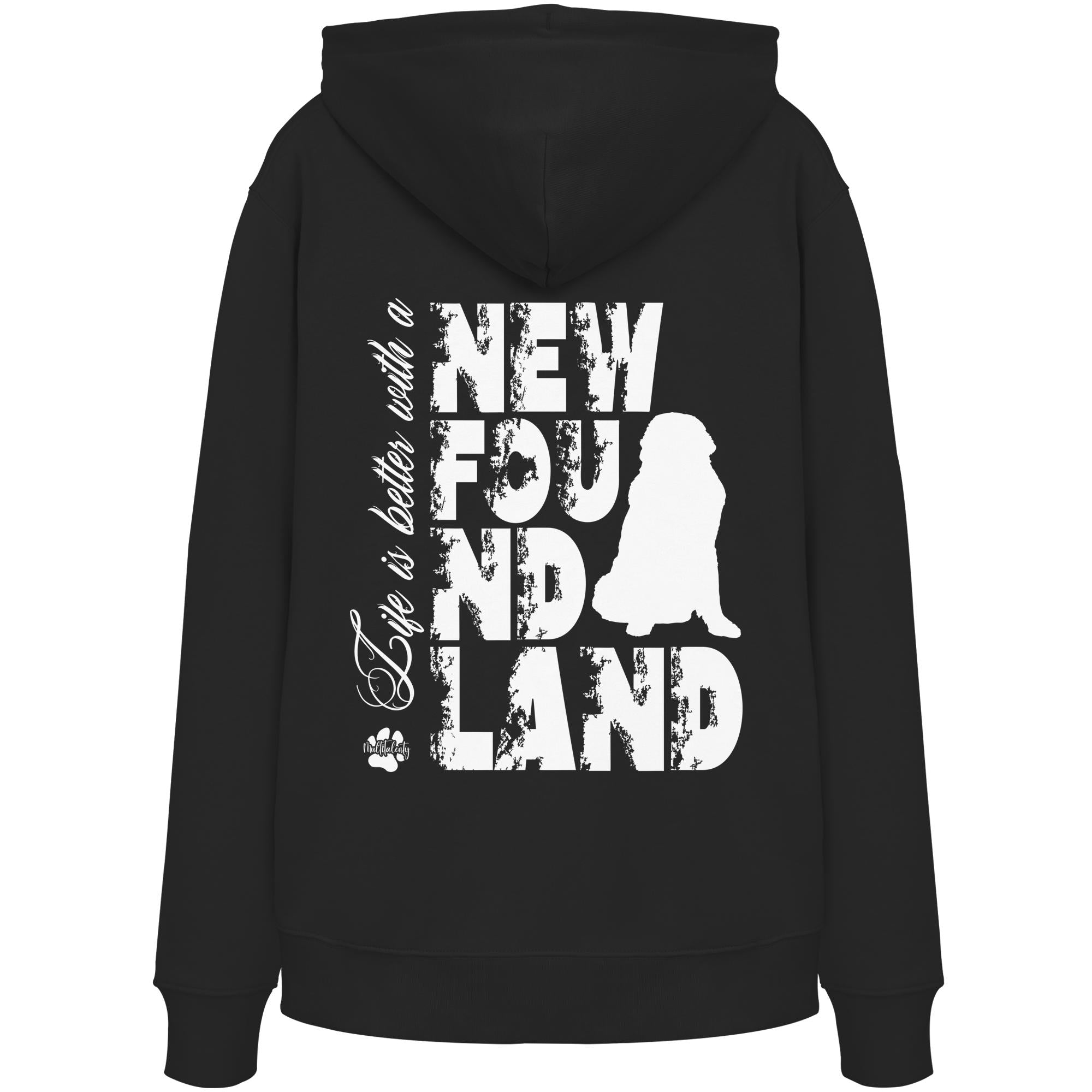 Life is better with a Newfoundland - Organic Hoodie