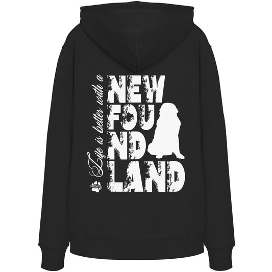 Life is better with a Newfoundland - Organic Hoodie