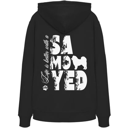 Life is better with a Samoyed - Organic Hoodie