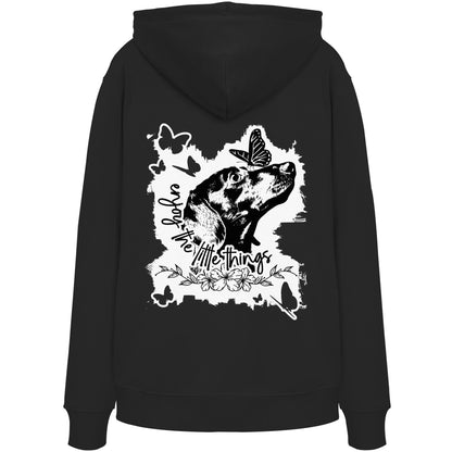Dackel (Kurzhaar) - enjoy the little things - Organic Hoodie
