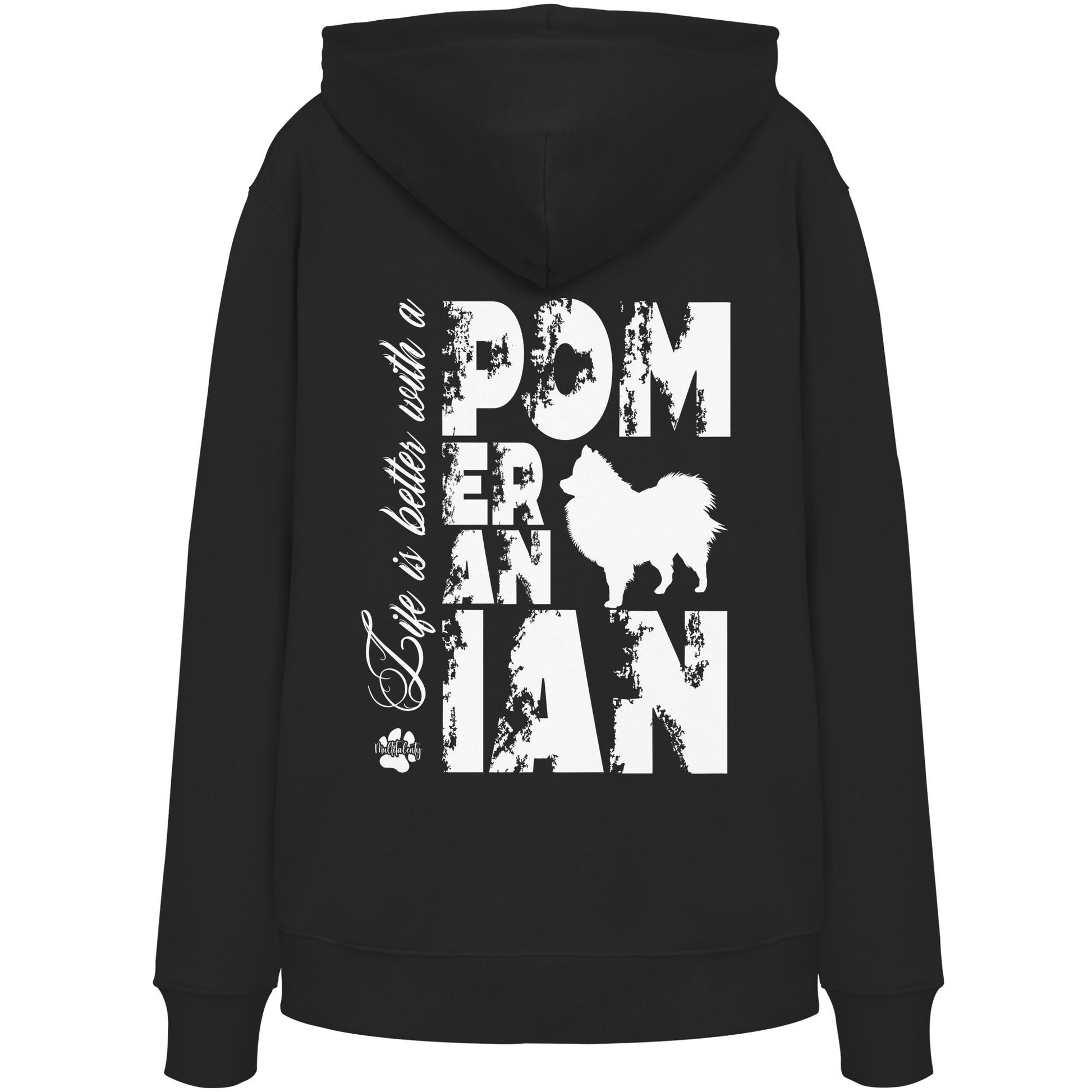 Life is better with a Pomeranian - Organic Hoodie