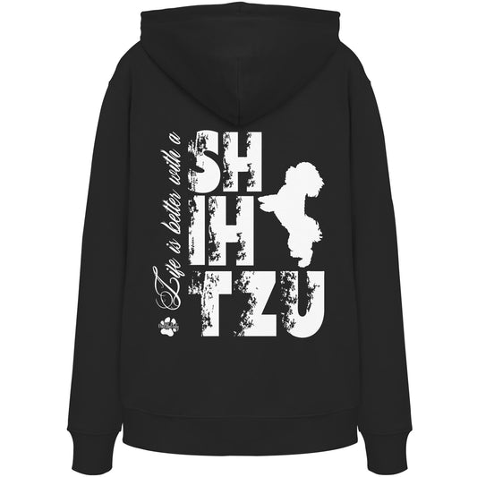 Life is better with a Shih Tzu - Organic Hoodie