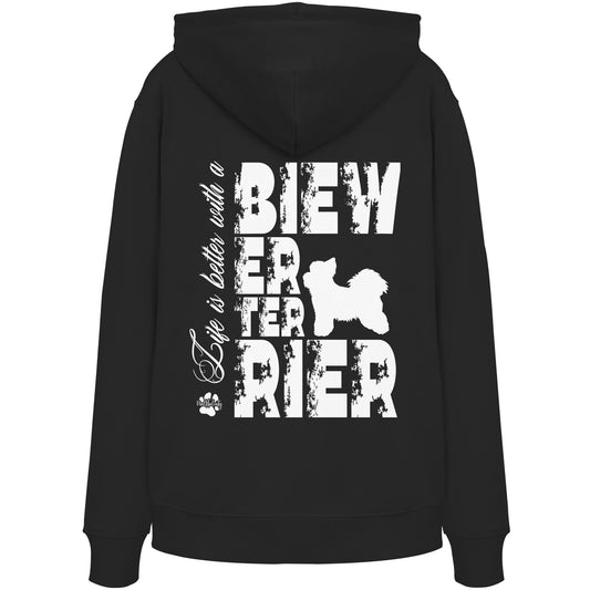 Life is better with a Biewer Terrier - Organic Hoodie