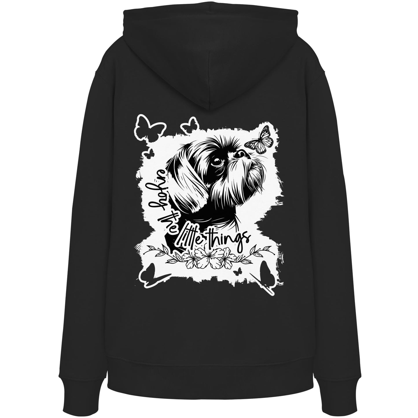 Shih Tzu - enjoy the little things - Organic Hoodie