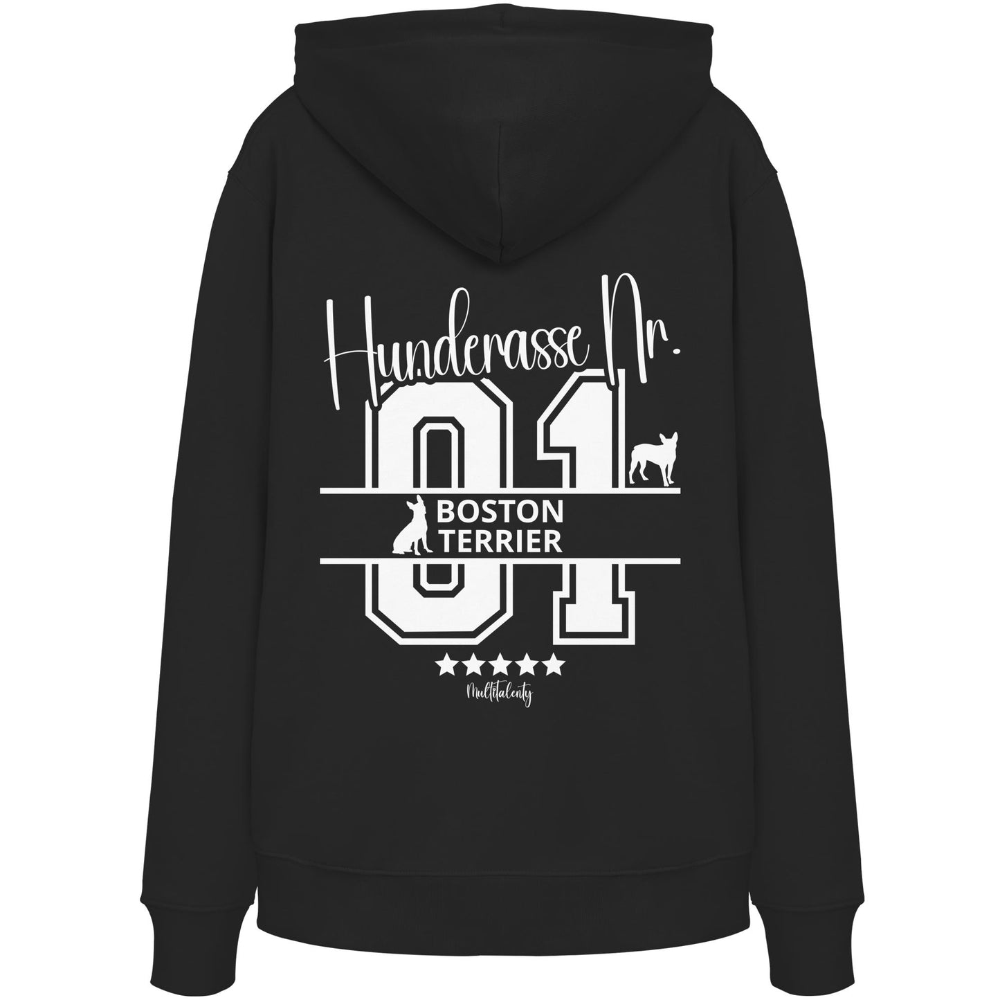 Nr. 01 Boston Terrier - Organic Hoodie