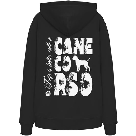 Life is better with a Cane Corso - Organic Hoodie
