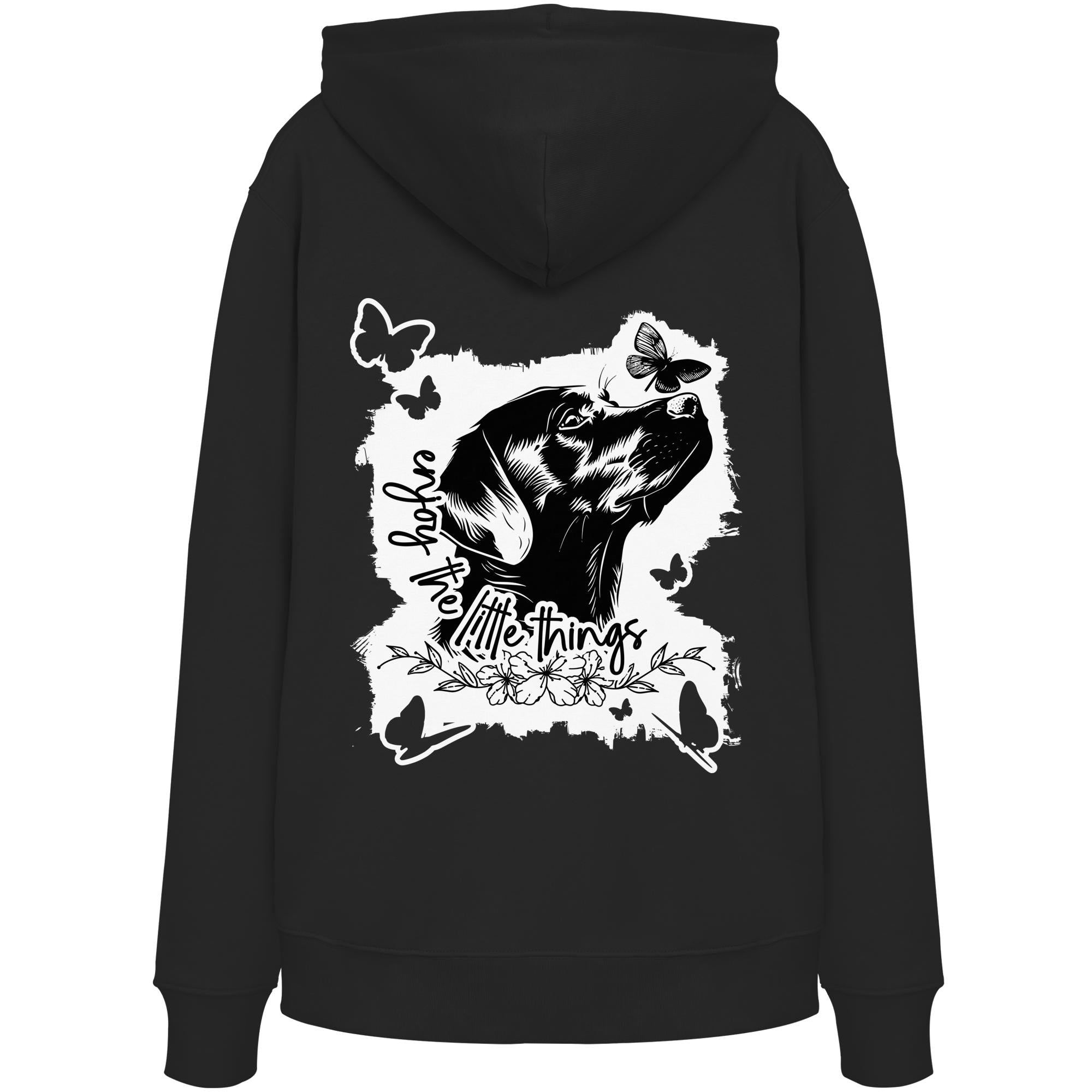 Labrador - enjoy the little things - Organic Hoodie