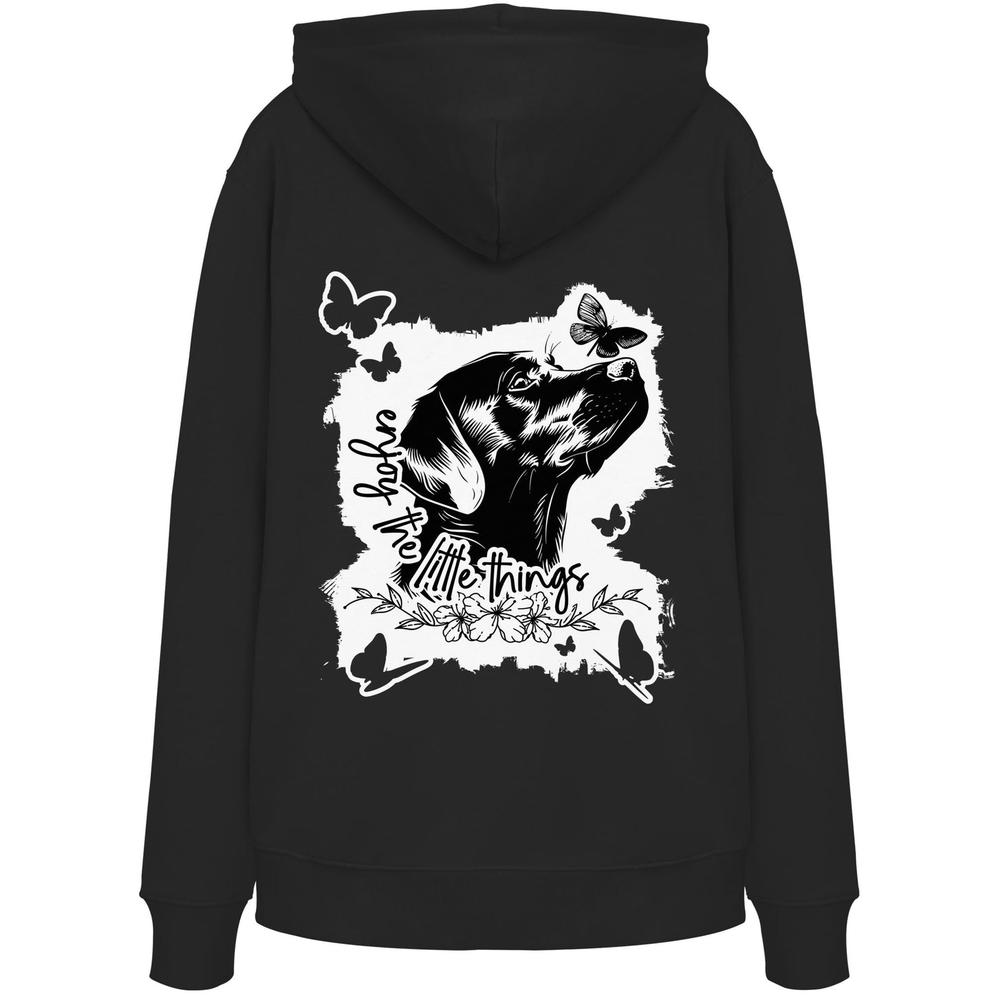 Labrador - enjoy the little things - Organic Hoodie