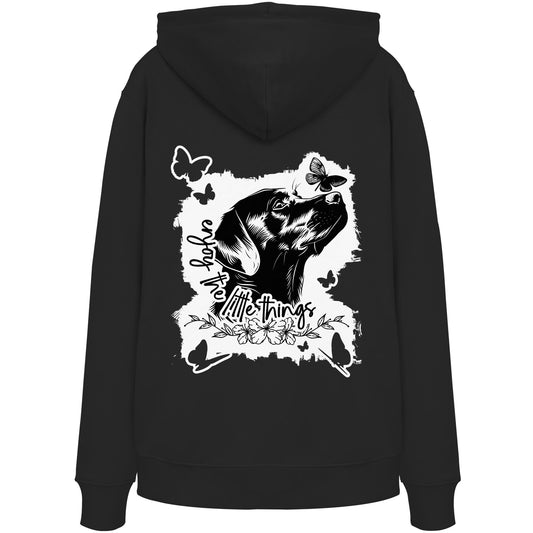 Labrador - enjoy the little things - Organic Hoodie
