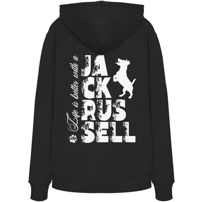 Life is better with a Jack Russell - Organic Hoodie