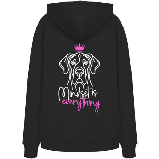 Deutsche Dogge - Mindset is everything - Organic Hoodie