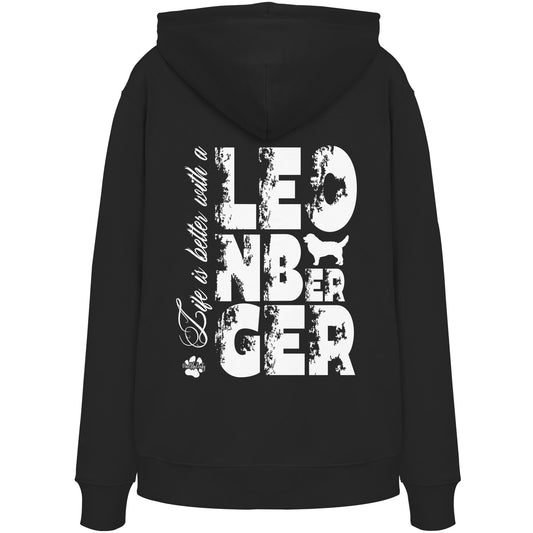 Life is better with a Leonberger - Organic Hoodie