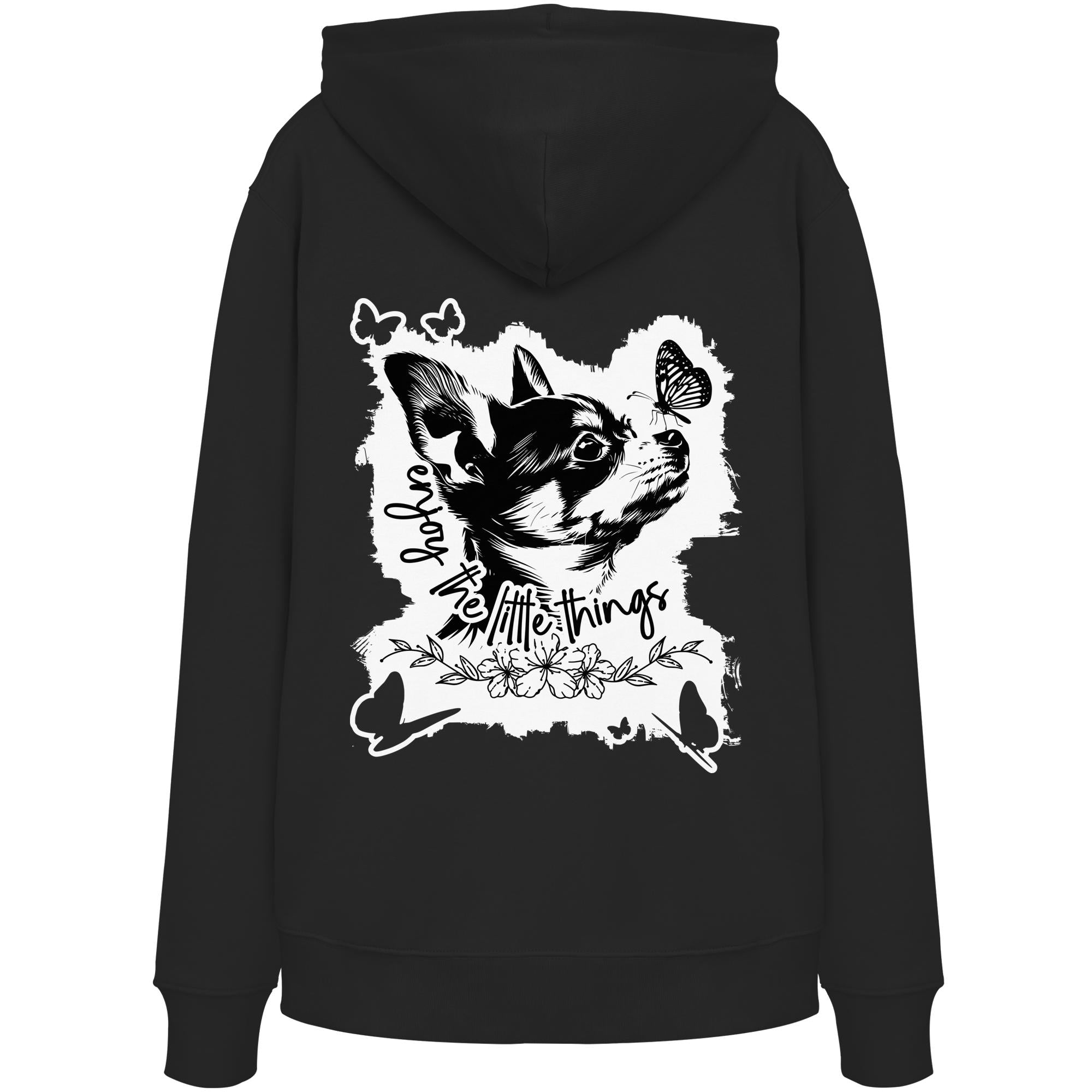 Chihuahua (Kurzhaar) - enjoy the little things - Organic Hoodie