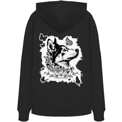 Husky - enjoy the little things - Organic Hoodie