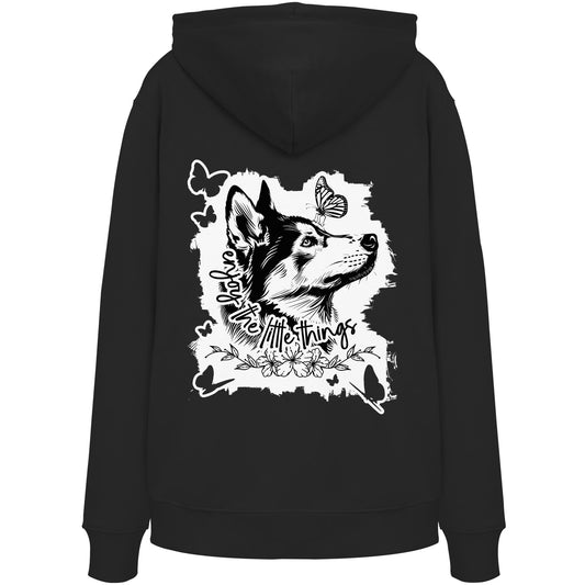 Husky - enjoy the little things - Organic Hoodie