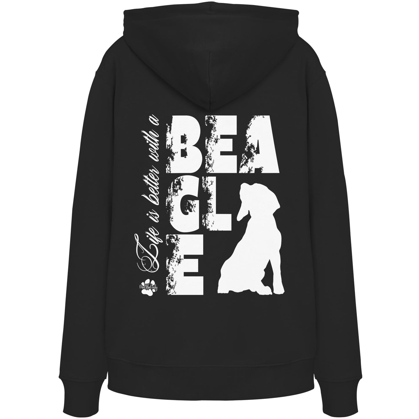 Life is better with a Beagle - Organic Hoodie