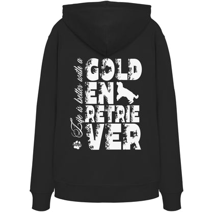 Life is better with a Golden Retriever - Organic Hoodie