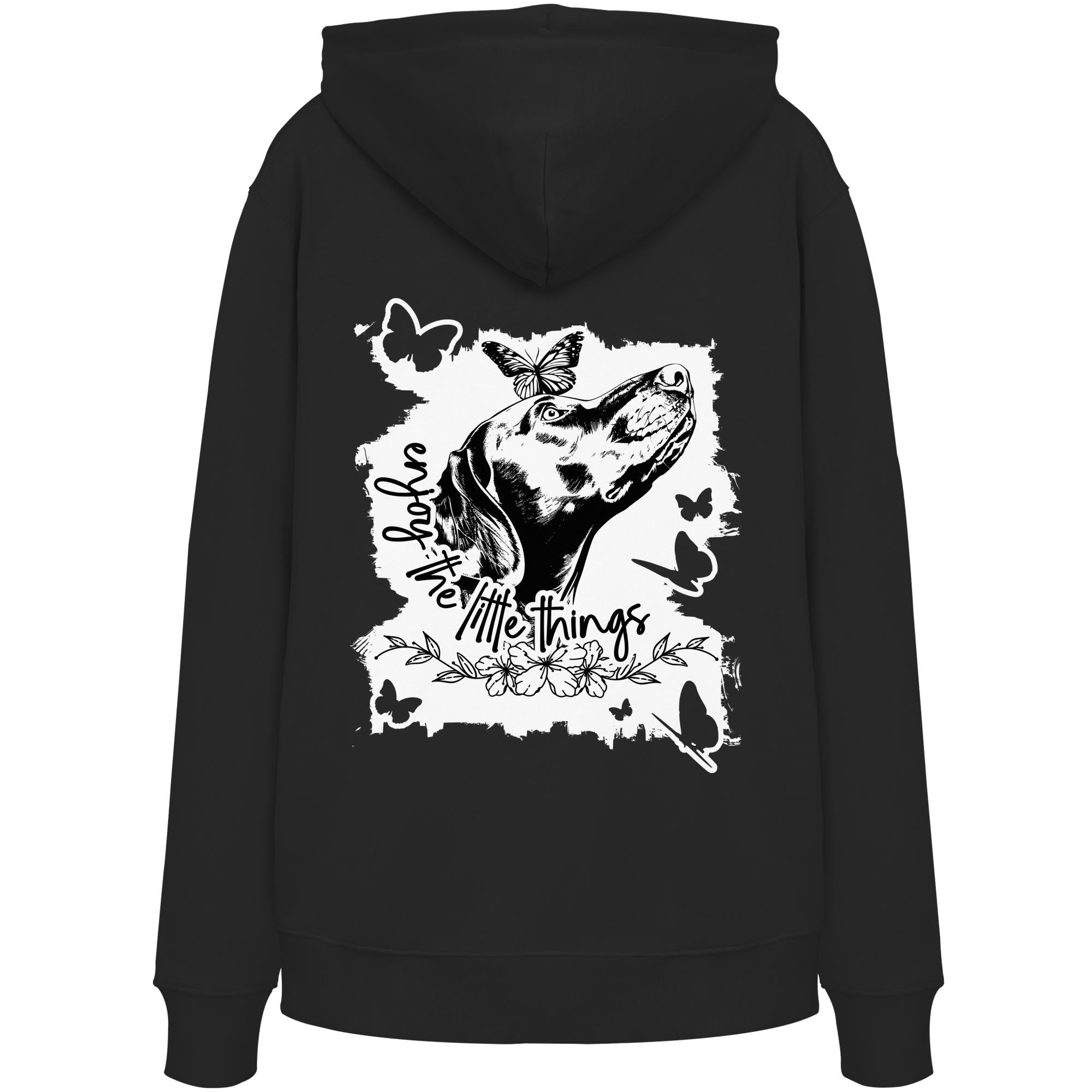 Weimaraner - enjoy the little things - Organic Hoodie