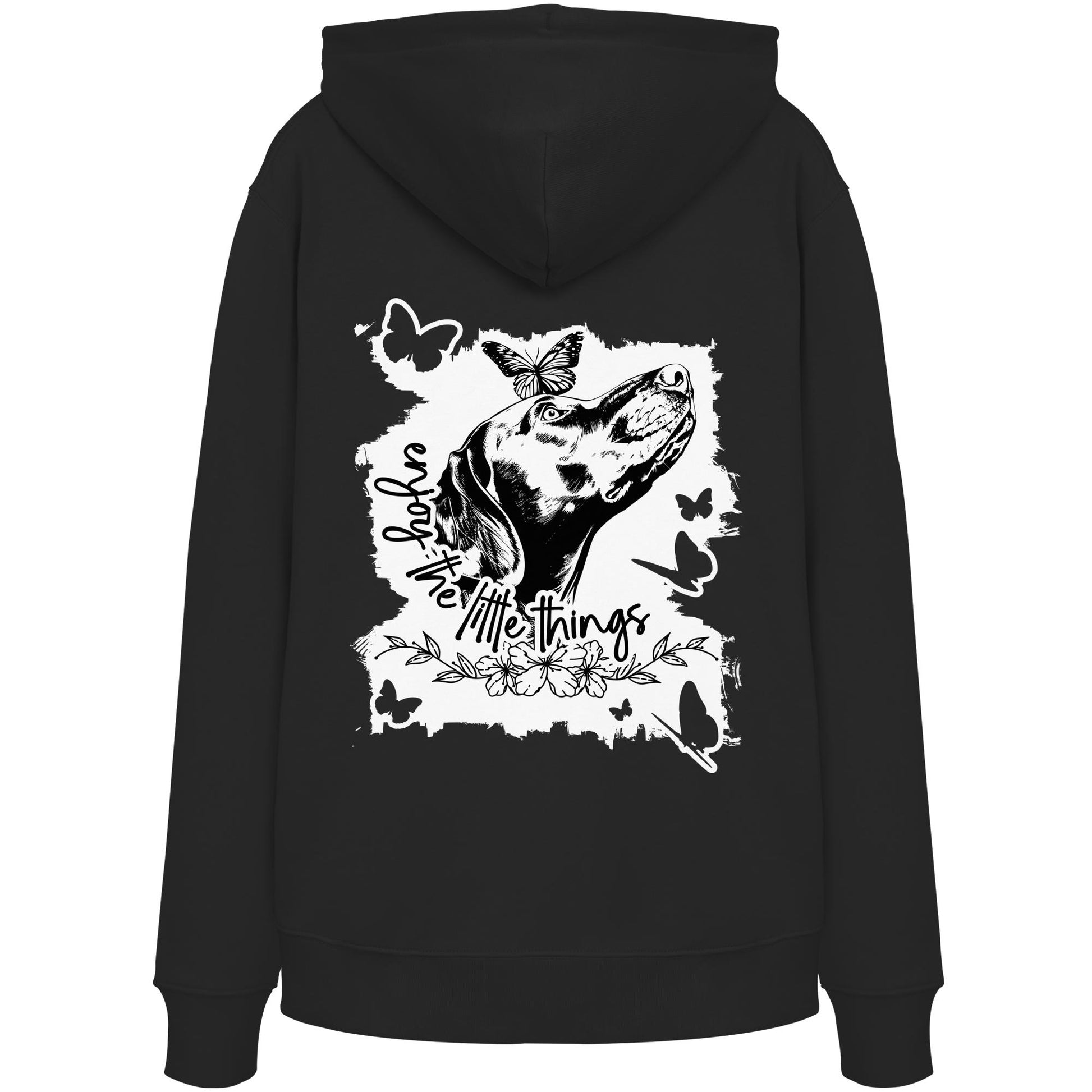 Weimaraner - enjoy the little things - Organic Hoodie