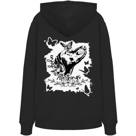 Weimaraner - enjoy the little things - Organic Hoodie