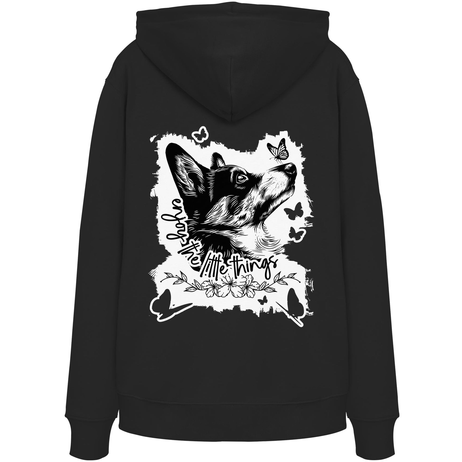Corgi - enjoy the little things - Organic Hoodie