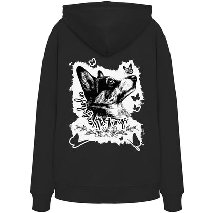 Corgi - enjoy the little things - Organic Hoodie