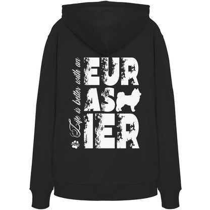 Life is better with an Eurasier - Organic Hoodie