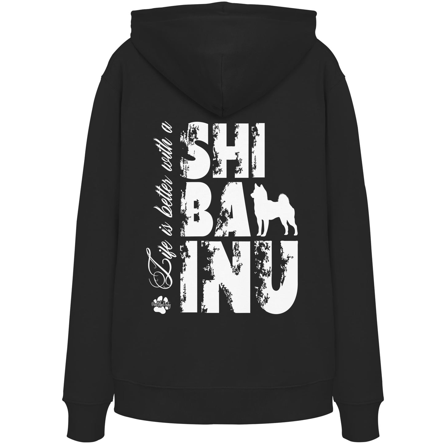 Life is better with a Shiba Inu - Organic Hoodie
