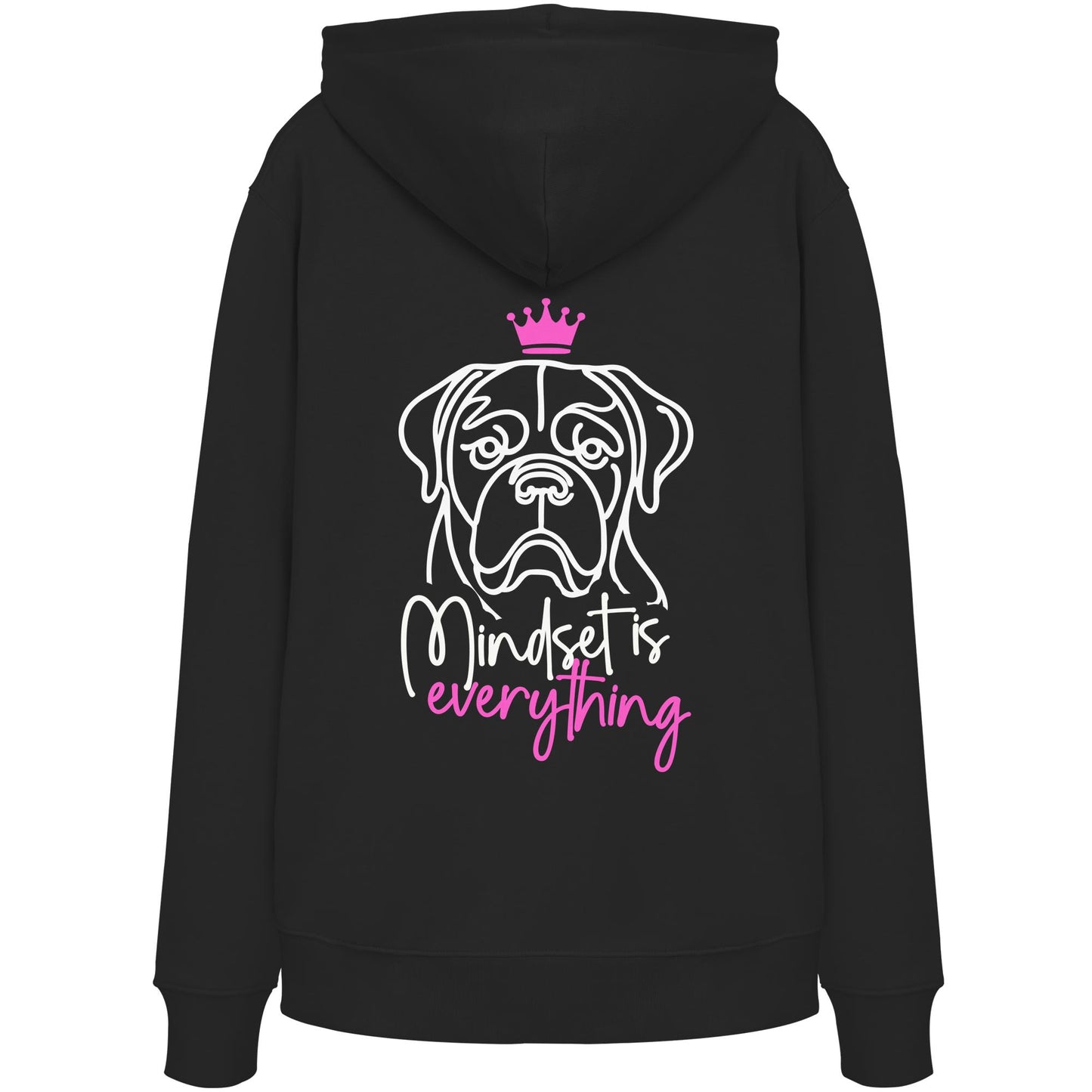 Bordeauxdogge - Mindset is everything - Organic Hoodie