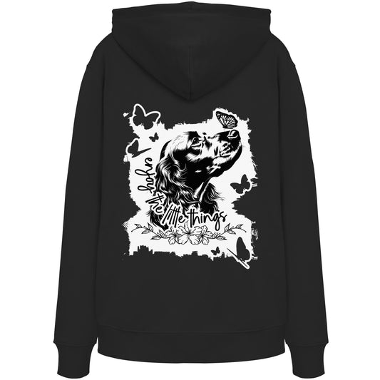 Cocker Spaniel - enjoy the little things - Organic Hoodie