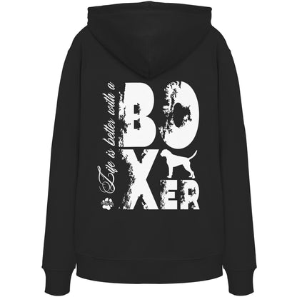 Life is better with a Boxer - Organic Hoodie