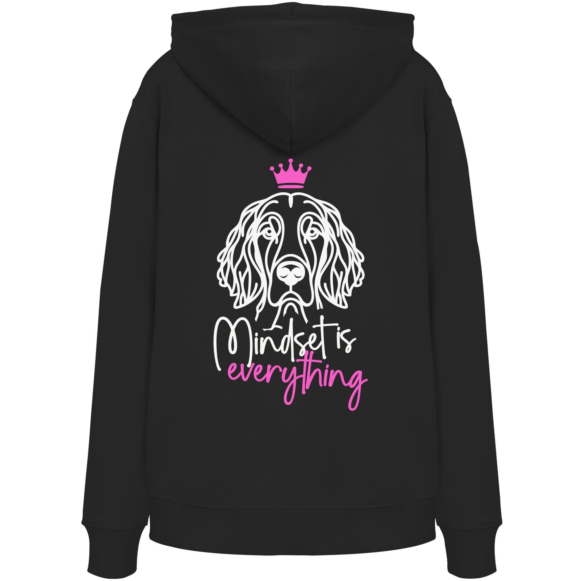 English Setter - Mindset is everything - Organic Hoodie