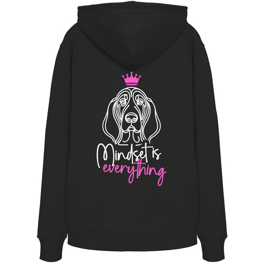 Basset Hound - Mindset is everything - Organic Hoodie