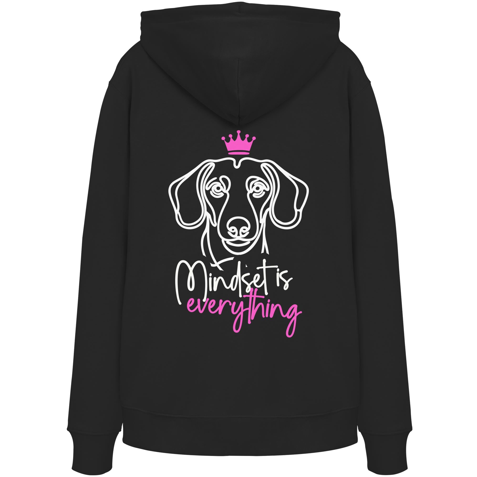 Dackel (Kurzhaar) - Mindset is everything - Organic Hoodie