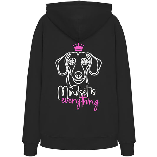 Dackel (Kurzhaar) - Mindset is everything - Organic Hoodie
