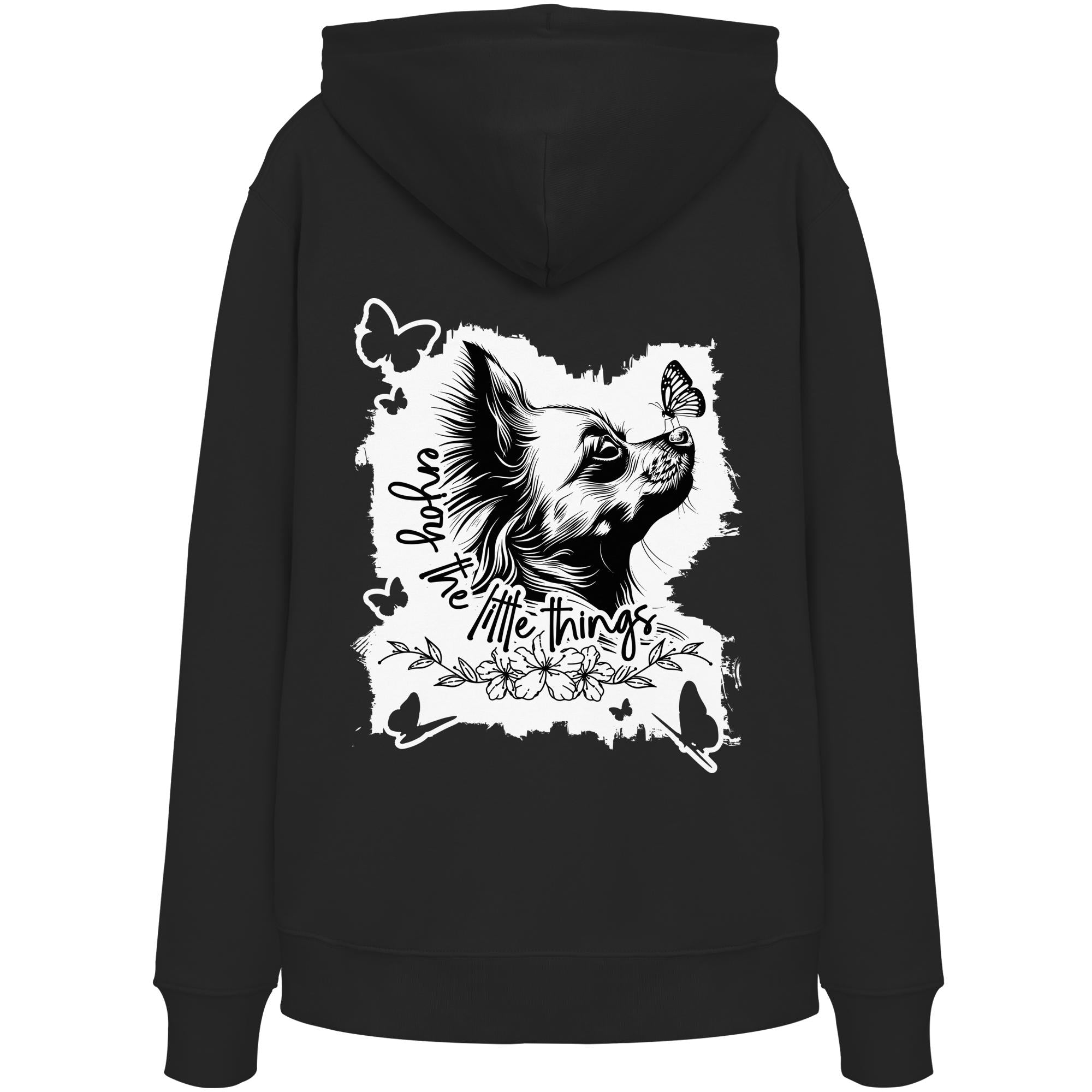 Chihuahua (Langhaar) - enjoy the little things - Organic Hoodie