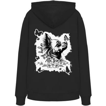 Chihuahua (Langhaar) - enjoy the little things - Organic Hoodie