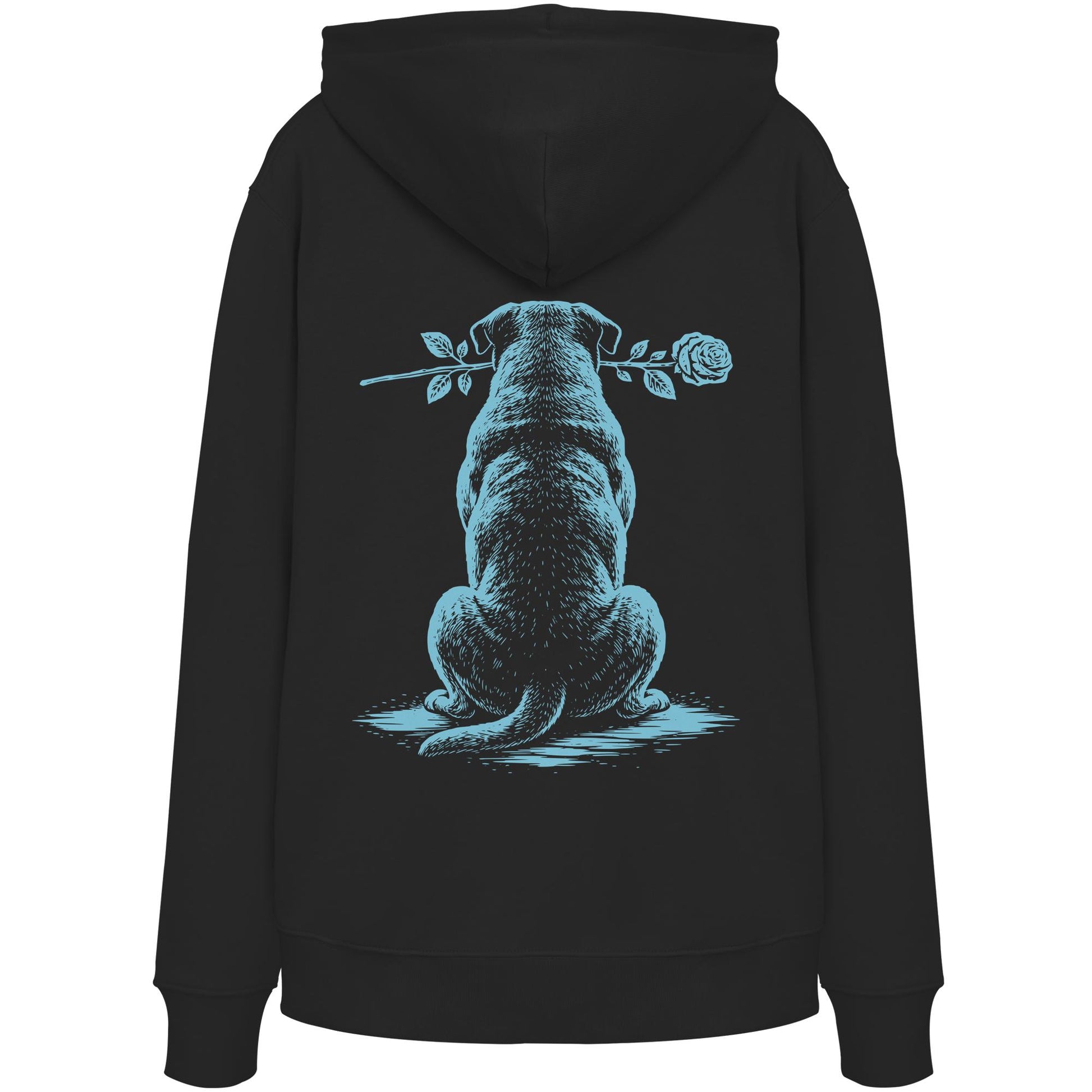 Silent Loyalty - Bordeauxdogge - Organic Hoodie