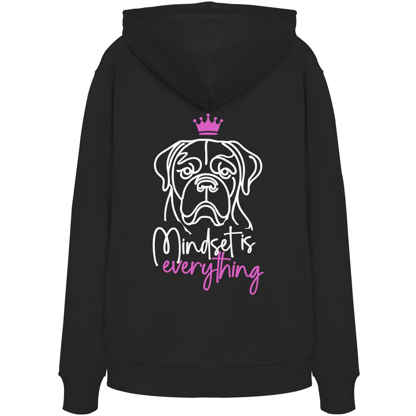 Bordeauxdogge - Mindset is everything - Organic Hoodie