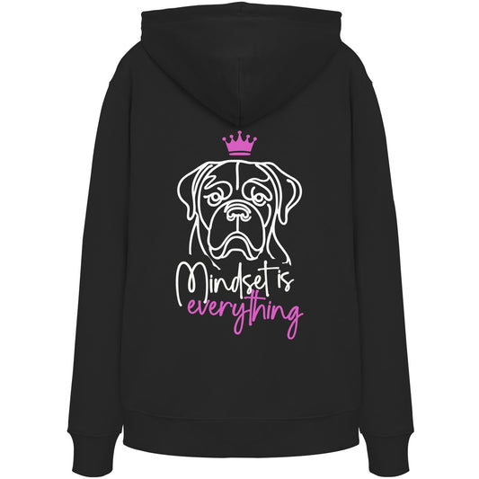 Bordeauxdogge - Mindset is everything - Organic Hoodie