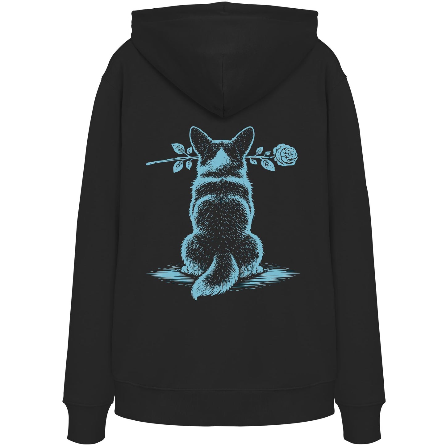 Silent Loyalty - Corgi - Organic Hoodie