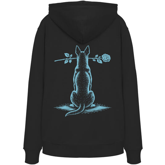 Silent Loyalty - Australian Kelpie - Organic Hoodie