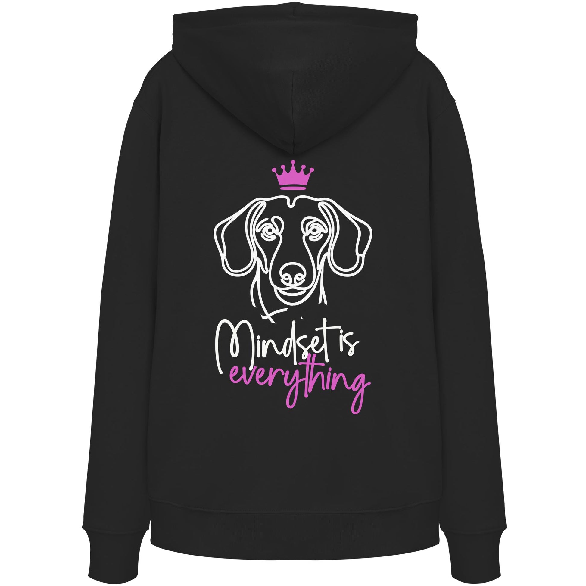 Dackel (Kurzhaar) - Mindset is everything - Organic Hoodie