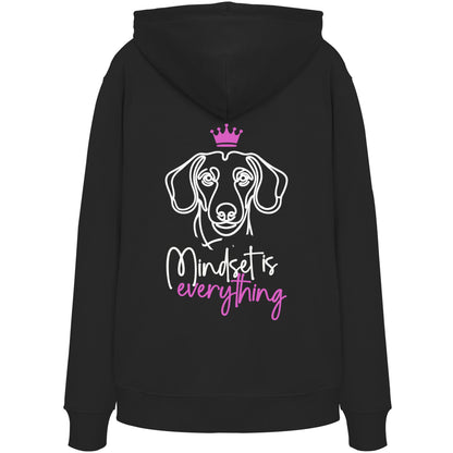 Dackel (Kurzhaar) - Mindset is everything - Organic Hoodie
